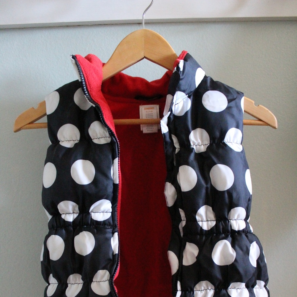 LIKE NEW! Gymboree Polka Dot Vest! Girls M (7-8)